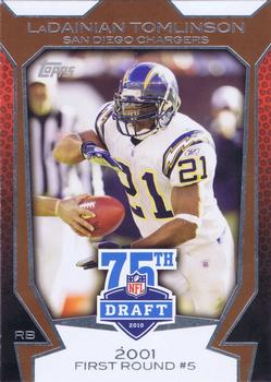 2010 Topps - Draft 75th Anniversary #75DA-11 LaDainian Tomlinson Front