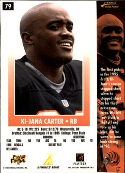 1996 Action Packed - Artist's Proofs #79 Ki-Jana Carter Back