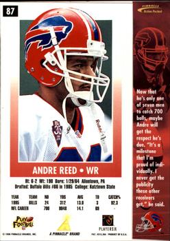1996 Action Packed - Artist's Proofs #87 Andre Reed Back