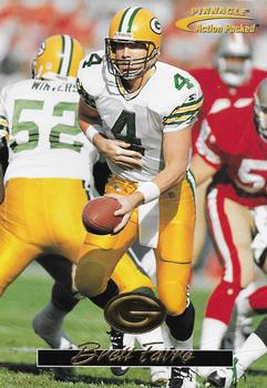 1996 Action Packed - Jumbos #4 Brett Favre Front