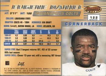 1996 Bowman's Best - Refractors #122 Eugene Daniel Back