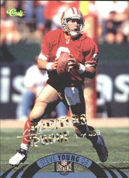 1996 Classic NFL Experience - Printer's Proofs #25 Steve Young Front