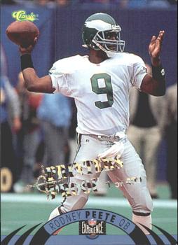 1996 Classic NFL Experience #42 Rodney Peete Front