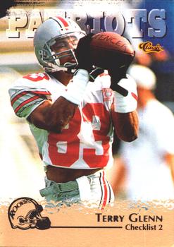 1996 Classic NFL Rookies - Gold #100 Terry Glenn Front