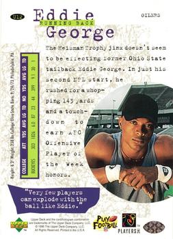 1996 Collector's Choice Update - Jumbos 5x7 #U12 Eddie George Back