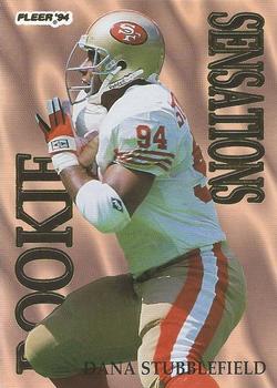 1994 Fleer - Rookie Sensations #19 Dana Stubblefield Front