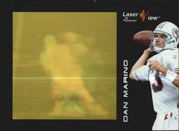1996 Pinnacle Laser View - Gold #9 Dan Marino Front