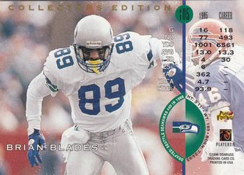 1996 Leaf - Collector's Edition #105 Brian Blades Back