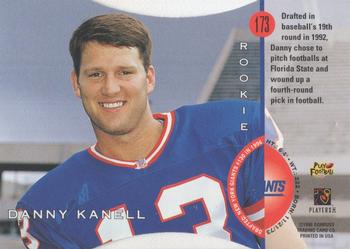 1996 Leaf - Press Proofs #173 Danny Kanell Back