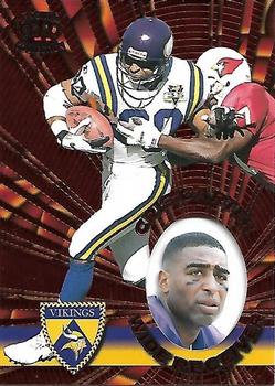 1996 Pacific Invincible - Bronze #I-81 Cris Carter Front