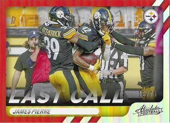 2022 Panini Absolute - Last Call Spectrum Orange #LC-20 James Pierre Front