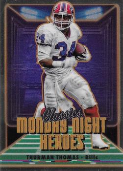 2022 Panini Classics - Monday Night Heroes Silver #MN-9 Thurman Thomas Front