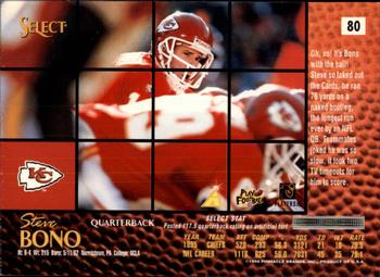 1996 Select - Artist's Proofs #80 Steve Bono Back