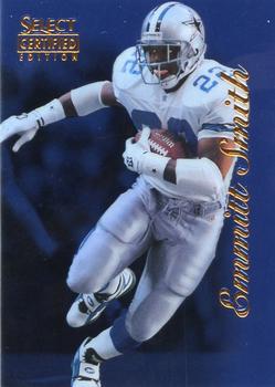 1996 Select Certified - Blue #27 Emmitt Smith Front