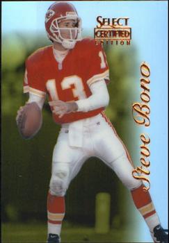 1996 Select Certified - Mirror Gold #56 Steve Bono Front