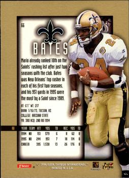 1996 Ultra Sensations - Rainbow #66 Mario Bates Back