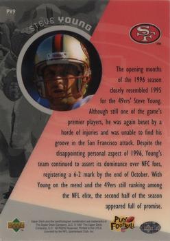 1996 Upper Deck - Proview Silver #PV9 Steve Young Back