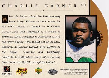 1996 Upper Deck - Team Trio #TT12 Charlie Garner Back