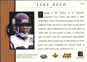 1996 Upper Deck - Team Trio #TT60 Jake Reed Back