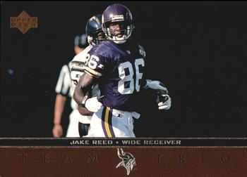 1996 Upper Deck - Team Trio #TT60 Jake Reed Front