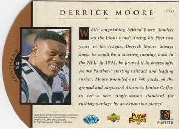 1996 Upper Deck - Team Trio #TT81 Derrick Moore Back