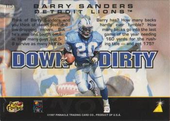 1997 Action Packed - First Impressions #115 Barry Sanders Back