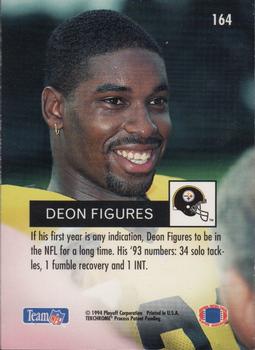 1994 Playoff #164 Deon Figures Back