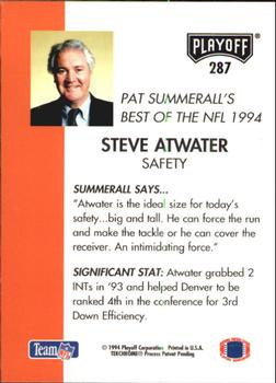 1994 Playoff #287 Steve Atwater Back