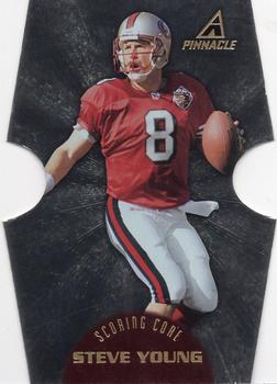 1997 Action Packed - Pinnacle Scoring Core Preview #12 Steve Young Front