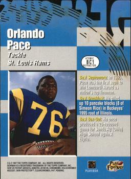 1997 Bowman's Best - Cuts Atomic Refractors #BC1 Orlando Pace Back