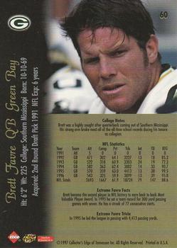 1997 Collector's Edge Extreme - 50-Point #60 Brett Favre Back
