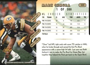 1997 Donruss - Press Proofs Gold Die Cuts #109 Mark Chmura Back