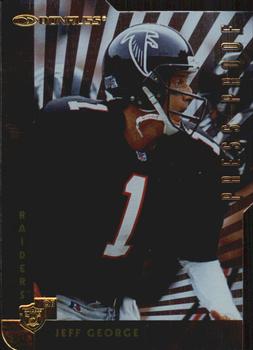 1997 Donruss - Press Proofs Gold Die Cuts #124 Jeff George Front