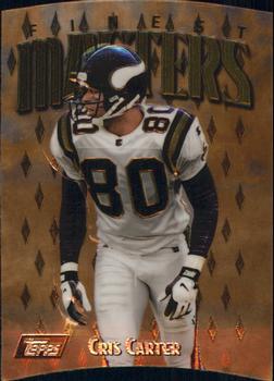 1997 Finest - Embossed #166 Cris Carter Front