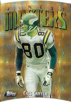 1997 Finest - Embossed Refractors #166 Cris Carter Front