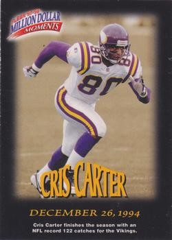 1997 Fleer - Million Dollar Moments Game Cards #38 Cris Carter Front