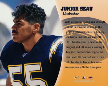 1997 Leaf Signature - Autographs First Down Markers #NNO Junior Seau Back