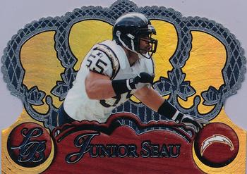 1997 Pacific Crown Royale - Gold Holofoil #118 Junior Seau Front