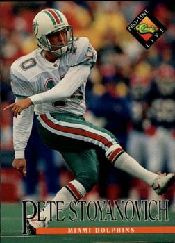 1994 Pro Line Live #167 Pete Stoyanovich Front