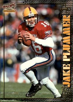 1997 Pacific Invincible - Smash-Mouth X-tra #24 Jake Plummer Front