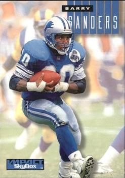 1994 SkyBox Impact #81 Barry Sanders Front