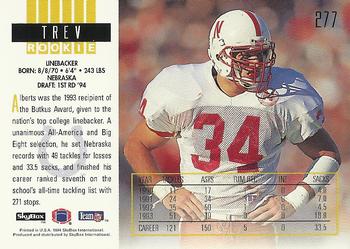 1994 SkyBox Impact #277 Trev Alberts Back