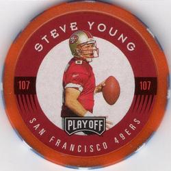 1997 Playoff First & Ten - Chip Shots Red #107 Steve Young Front