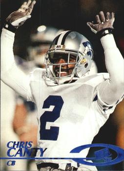 1997 Press Pass - Torquers Blue #24 Chris Canty Front