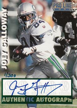 1997 Pro Line - Autographs Emerald #NNO Joey Galloway Front