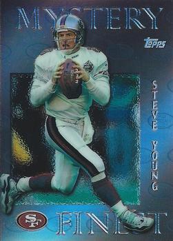 1997 Topps - Mystery Finest Bronze Refractors #M8 Steve Young Front