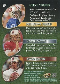 1997 Topps - Mystery Finest Gold #M8 Steve Young Back
