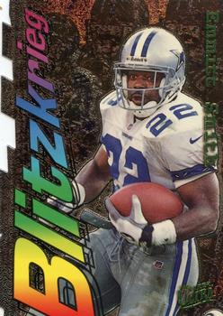 1997 Ultra - Blitzkrieg Die Cut #4 Emmitt Smith Front