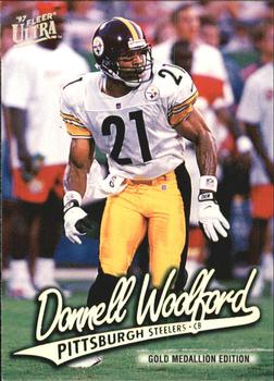 1997 Ultra - Gold Medallion #G285 Donnell Woolford Front