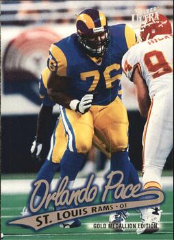 1997 Ultra - Gold Medallion #G298 Orlando Pace Front